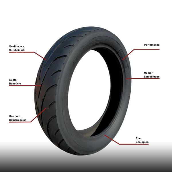 Imagem de Pneu Traseiro 140/70-17 CB 500 Fazer 250 Ninja 250 CBR 250 Twister CB 300 + BRlNDE (REDINHA)