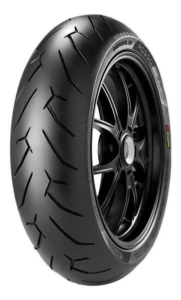 Pneu traseiro para moto Pirelli Supersport Diablo Rosso II sem câmara de 130/70 R17 H 62 x 1 unidade