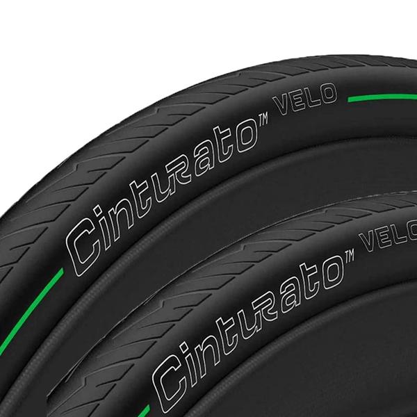 Imagem de Pneus de Bicicleta Pirelli Cinturato Velo Tlr 700x28 Speed Kevlar Par