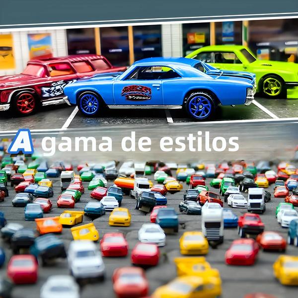 Imagem de Pneus de Borracha 1/64 para Carros Modelo - 5 Unidades com Raios de Cobertura Total