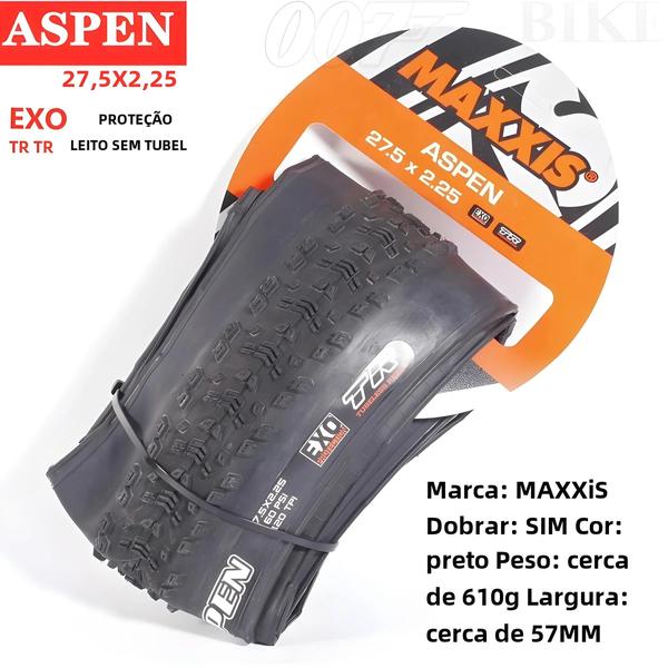 Imagem de Pneus Dobráveis Maxxis Aspen 27,5" e 29" para Mountain Bike - Resistentes ao Desgaste