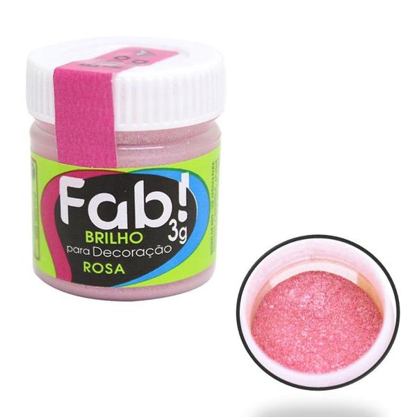 Imagem de Po Decoracao Fab Glitter 5g Rosa