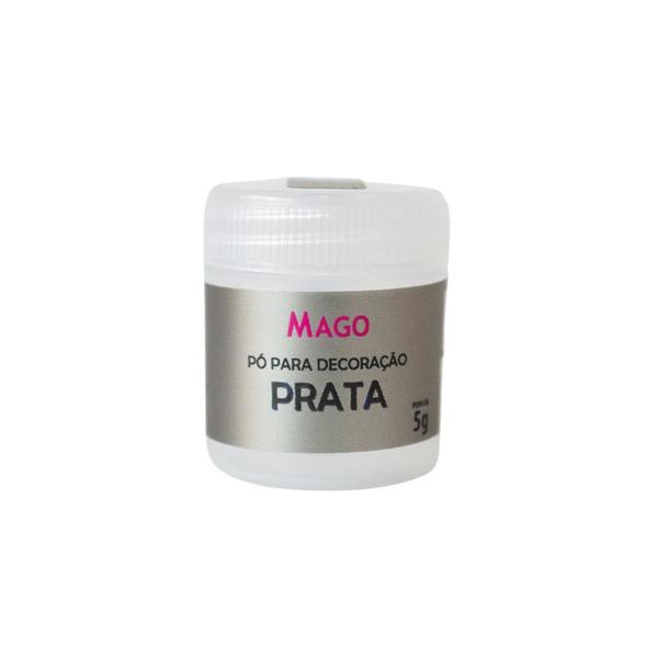 Po P/ Decoracao Prata 5g Mago - Mago Indústria Imagem de Po P/ Decoracao Prata 5g Mago