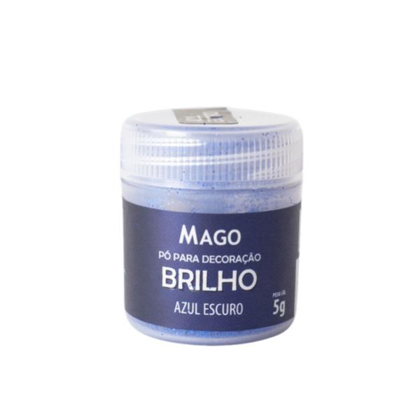 Imagem de Pó Para Decoração Brilho 5g - Bolosdoces - Mago - Azul Esc