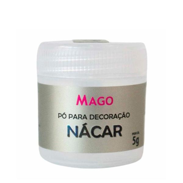Pó para Decoração Nacar 5g - 1 Unidade - Mago - Rizzo Imagem de Pó para Decoração Nacar 5g - 1 Unidade - Mago - Rizzo