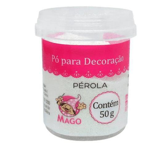 Imagem de Pó para decoração pérola 50g mago