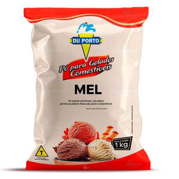 Imagem de Pó para Gelados Comestíveis Mel 1Kg - Du Porto