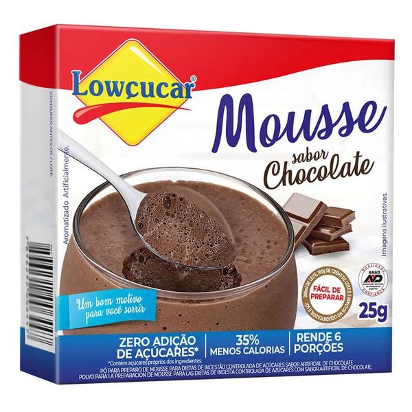 Imagem de Pó Para Preparo de Mousse de Chocolate Sem Açúcar Lowçúcar 25g