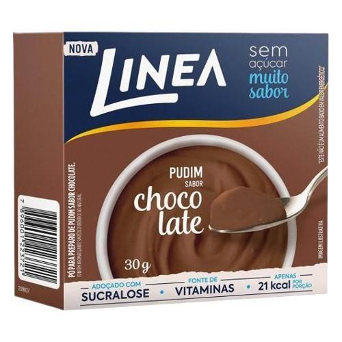 Imagem de Pó para Pudim De Chocolate Linea 25g Caixa Com 24 Un