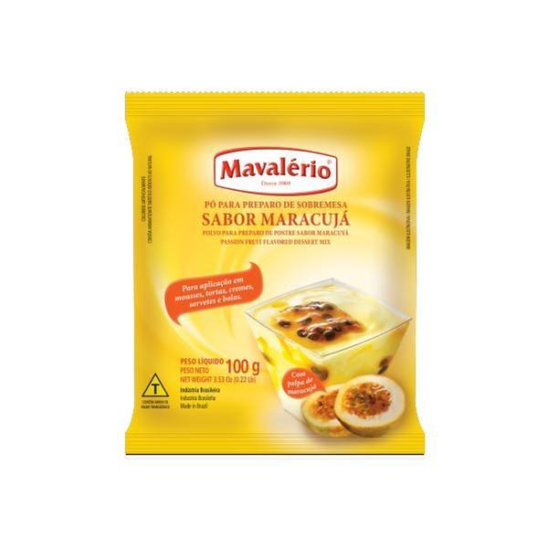 Pó Para Sobremesas Sabor Maracujá 100G Mavalério Imagem de Pó Para Sobremesas Sabor Maracujá 100G Mavalério