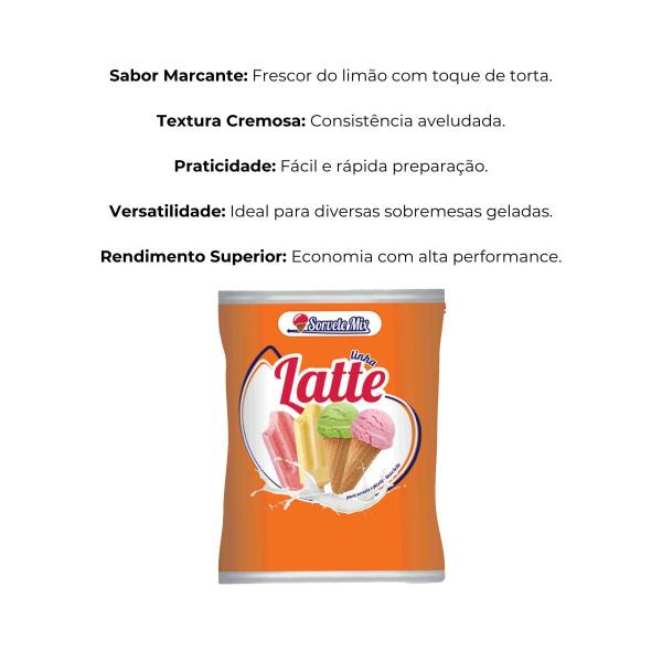 Po saborizante sorvete latte torta de limao sorvepan c/ 1 kg - Ello Imagem de Po saborizante sorvete latte torta de limao sorvepan c/ 1 kg