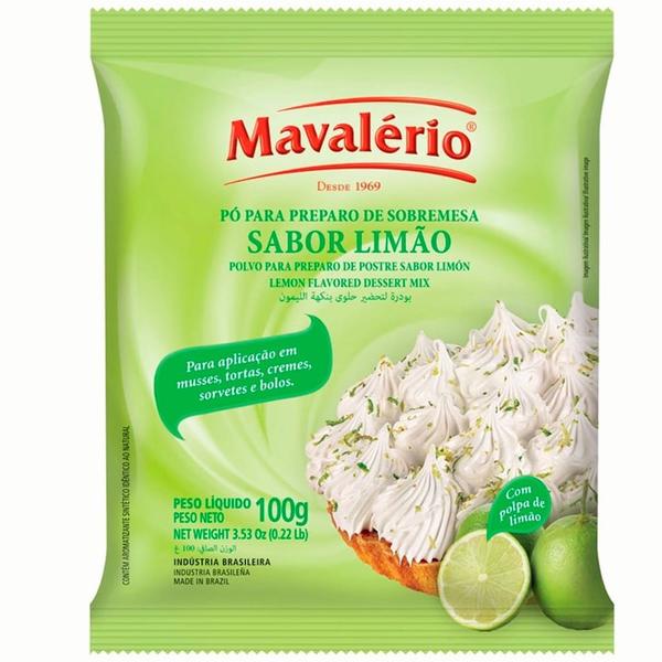 Pó Sobremesa Limão 100g - Sabor Refrescante para Deliciosas Sobremesas - Mavalerio Imagem de Pó Sobremesa Limão 100g - Sabor Refrescante para Deliciosas Sobremesas