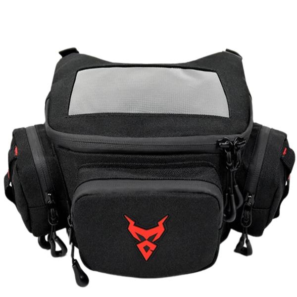 Imagem de Pochete Bolsa 2x1 Cintura E Guidão Moto Motoboy Porta Celula Impermeável Masculino Motocentric