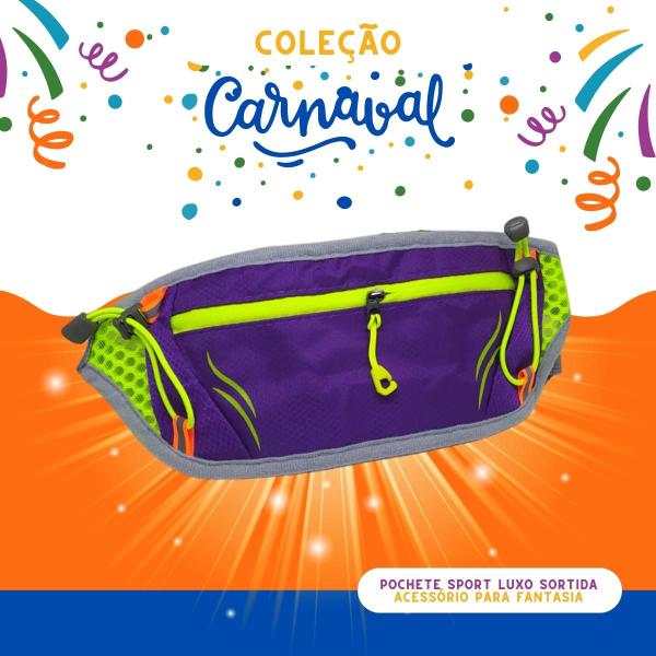 Imagem de Pochete Sport Luxo Bolsa Esportiva Slim Celular Caminhada