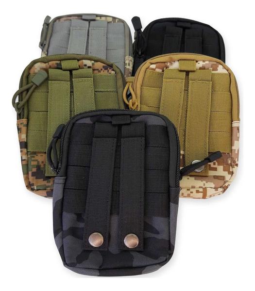 Imagem de Pochete tatica camufladas porta objetos verde