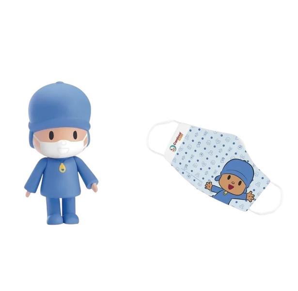 Imagem de Pocoyo Boneco De Vinil + Mascara Infantil - Cardoso Toys