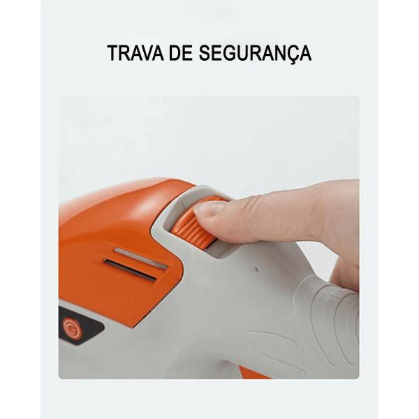 Podador Aparador Cerca Viva Grama Arbusto 2 Laminas Sem Fio - Tatudeboa Imagem de Podador Aparador Cerca Viva Grama Arbusto 2 Laminas Sem Fio