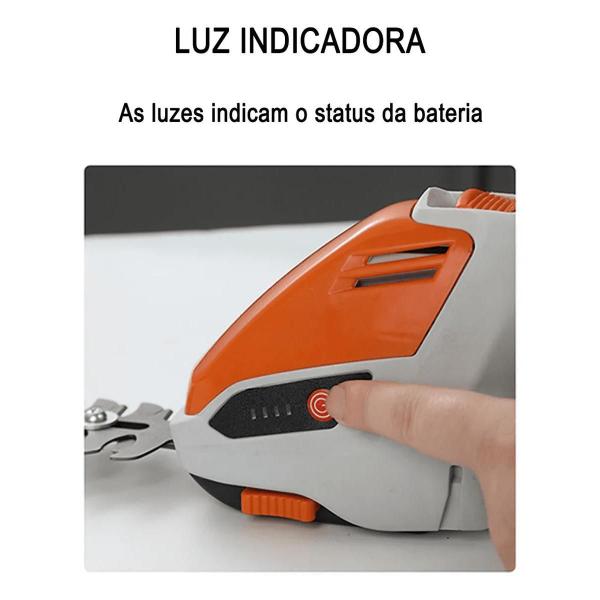 Podador Aparador Cerca Viva Grama Arbusto 2 Laminas Sem Fio - Tatudeboa Imagem de Podador Aparador Cerca Viva Grama Arbusto 2 Laminas Sem Fio