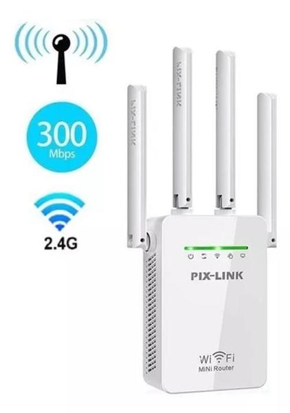 Imagem de Poder Sem Fio: Repetidor Wi-Fi 4 Antenas Potência 2800M