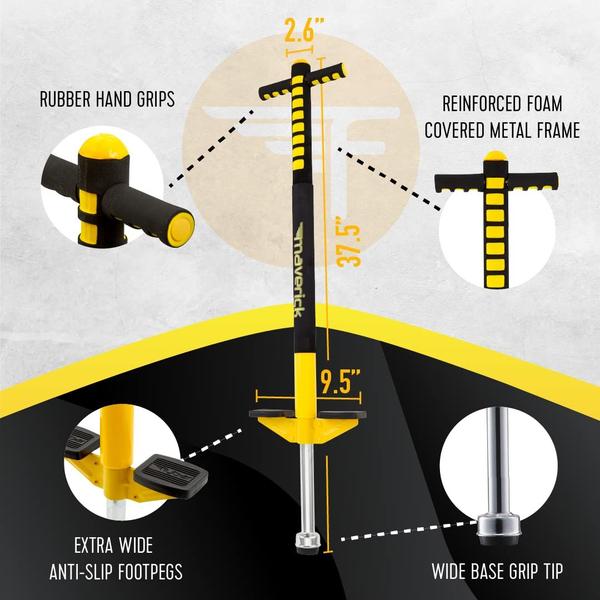 Pogo Stick Flybar Maverick para crianças de 5 ou mais anos 18-36 kg Imagem de Pogo Stick Flybar Maverick para crianças de 5 ou mais anos 18-36 kg