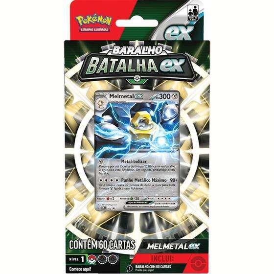 Imagem de Pokémon 2 Decks Baralho de Batalha Houndoom EX + Melmetal EX