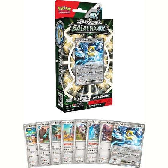 Imagem de Pokémon 2 Decks Baralho de Batalha Houndoom EX + Melmetal EX