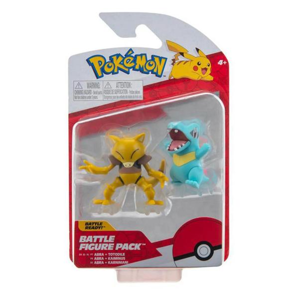 Imagem de Pokémon 2 Figuras de Ação de 5cm - Abra e Totodile - Sunny 2674