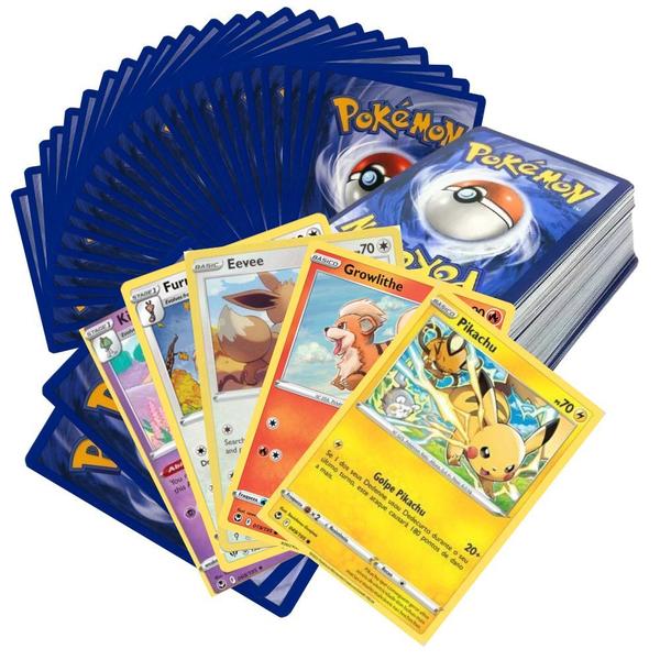 Imagem de Pokémon 50 cartas + 10 cartas BRILHANTES GARANTIDAS COPAG