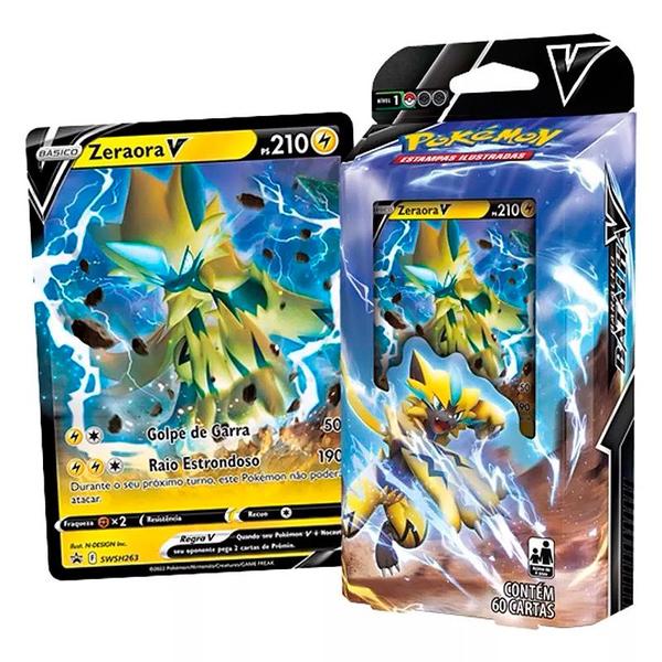 Imagem de Pokémon Baralho de Batalha V 60 Cartas Zeraora 290-41051 31901 - Copag