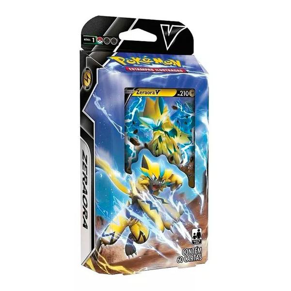 Imagem de Pokémon Baralho de Batalha V 60 Cartas Zeraora 290-41051 31901 - Copag