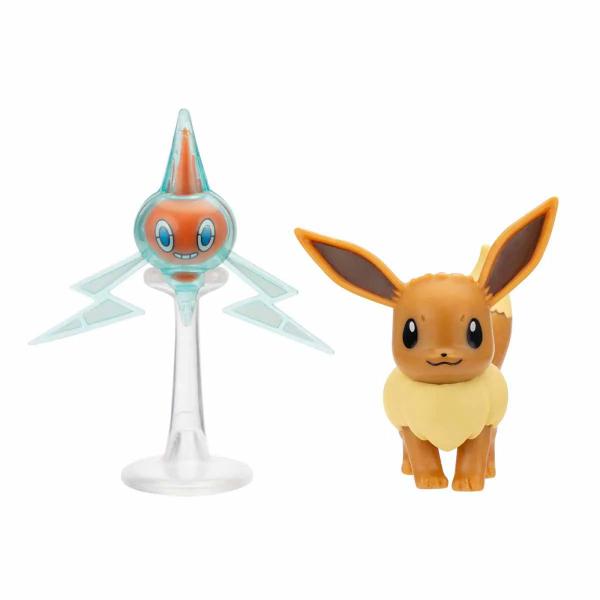 Imagem de Pokémon Battle Figure Pack Bonecos Pokemon Rotom E Eevee