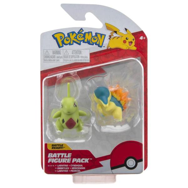 Imagem de Pokémon Battle Figure Pack Larvitar E Cyndaquil - Sunny 267