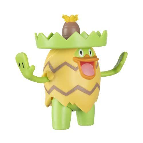 Imagem de Pokemon Battle Figure, Tema tipo Grama com 3 Pack Ludicolo, Ivysaur, Grookey - 4,5 polegadas Ludicolo Figure, 3 polegadas Ivysaur Figure, 2-inch Grookey - Brinquedos para Crianças Fãs pokémon - Amazon Exclusive