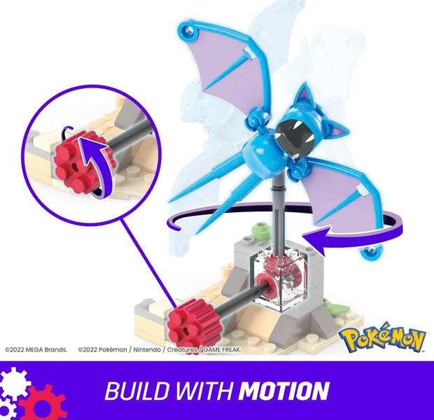 Imagem de Pokémon Blocos Montar Voo Noturno Do Zubat Mega Construx 61