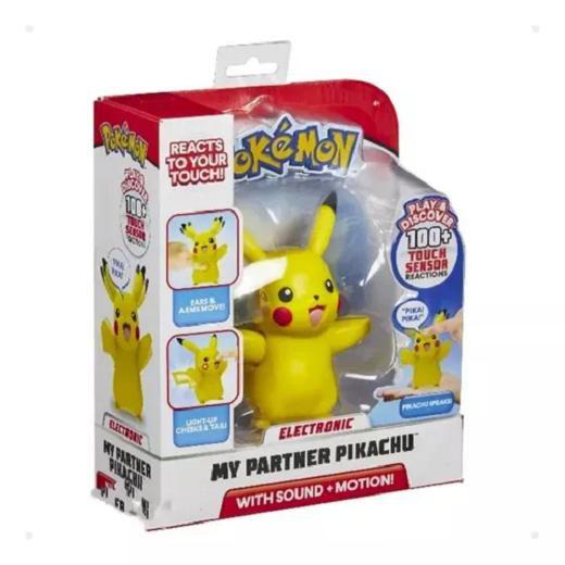 Imagem de Pokemon Boneco Pikachu Interativo Meu Com Luz E Som  100 reaçoes ao toque  Sunny