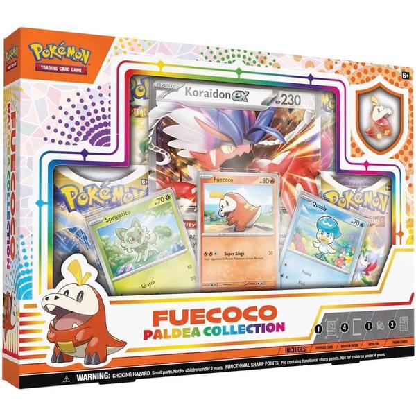 Imagem de Pokemon box colecao paldea - sprigatito e quaxly e fuecoco (sortido) - copag