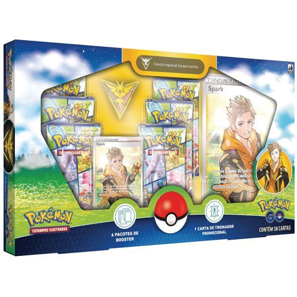 Imagem de Pokemon BOX Coleçao Premium Pokemon GO Equipe Instinto Copag 31343