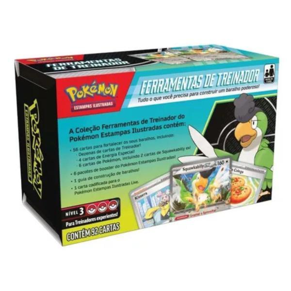 Imagem de Pokémon Box Ferramentas de Treinador  2024 - Squawkabilly Ex