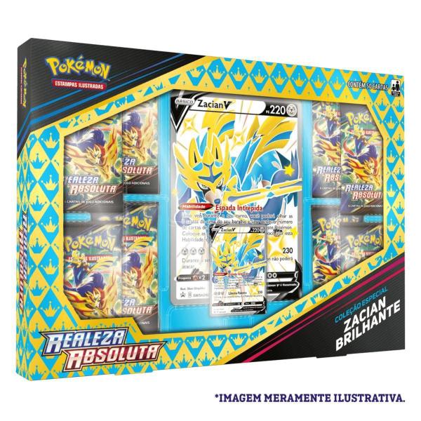 Imagem de Pokémon Box Realeza Abs. Zacian/Zamenta V + Boosters