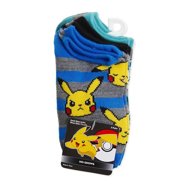 Imagem de Pokemon Boys 5 Pack No Show Socks