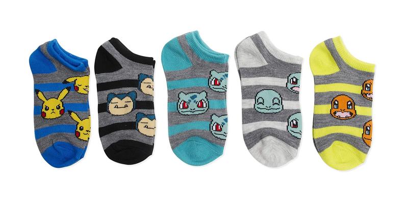 Imagem de Pokemon Boys 5 Pack No Show Socks