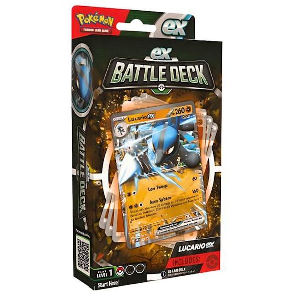 Imagem de Pokémon Card Game Baralho De Batalha Ampharos, Lucario Copag