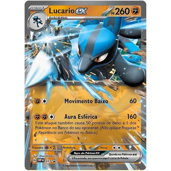 Imagem de Pokémon Card Game Baralho De Batalha Ampharos, Lucario Copag