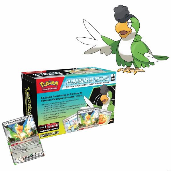 Imagem de Pokémon Cartas Ferramenta De Treinador Squawkabilly Ex 34688 - Copag 