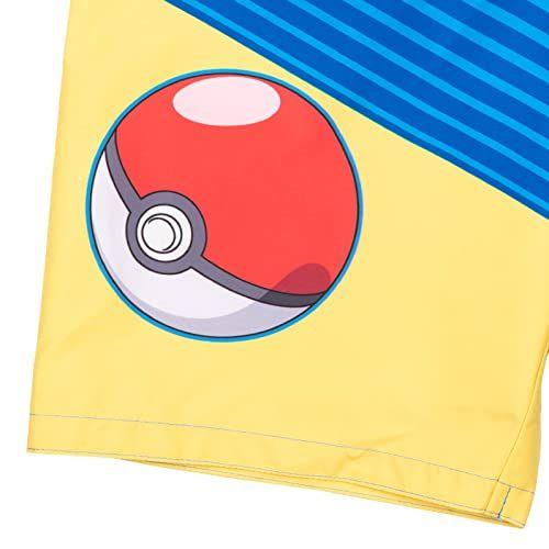 Imagem de Pokemon Charmander Ivysaur Pikachu Wartortle Little Boys Swim Trunks 7 Amarelo/Azul