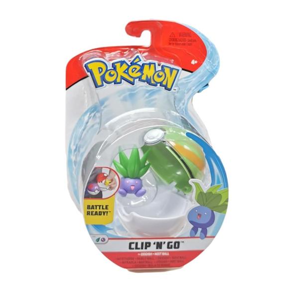 Imagem de Pokémon - Clip N Go - Oddish + Pokebola Nest Ball - Sunny