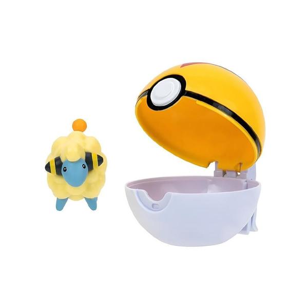 Pokemon Clipe Pokebola De Ninho + Mareep Sunny Imagem de Pokemon Clipe Pokebola De Ninho + Mareep Sunny