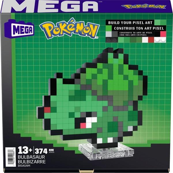 Imagem de Pokémon Conjunto De Construção Mega Bulbasaur Pixel - Mattel