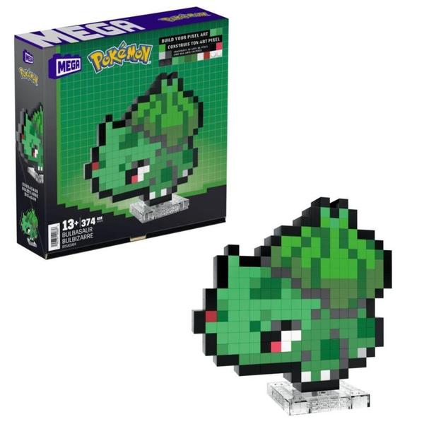 Imagem de Pokémon Conjunto De Construção Mega Bulbasaur Pixel - Mattel