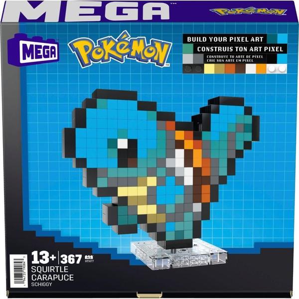 Imagem de Pokémon Conjunto De Construção Mega Squirtle Pixel - Mattel